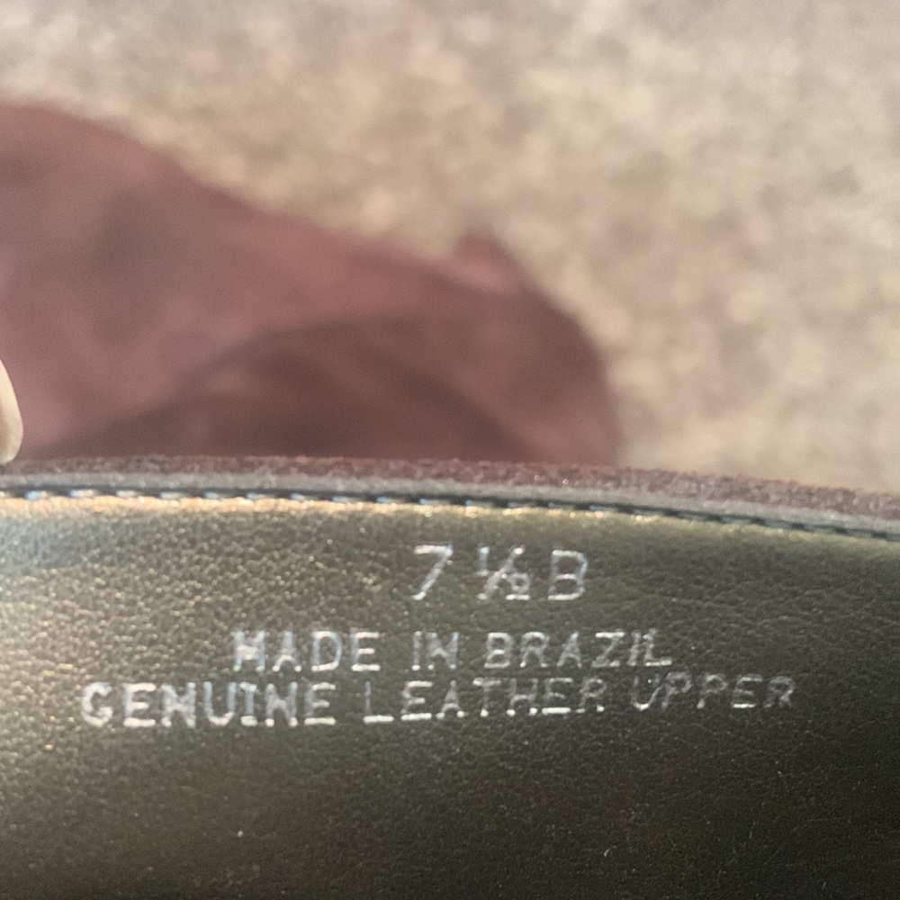 NWT No Box Talbots Brown Suede Boots Size 7.5 - Picture 9 of 16